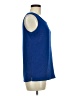 Kasper Blue Sleeveless Top Size M - photo 4