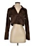 Le Lis 100% Polyester Brown Long Sleeve Blouse Size S - photo 1