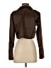 Le Lis 100% Polyester Brown Long Sleeve Blouse Size S - photo 2
