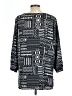 Mario Serrani 100% Polyester Black 3/4 Sleeve Blouse Size L - photo 2