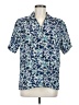 DonnKenny Classics Floral Blue Short Sleeve Button-Down Shirt Size M (estimated) - photo 1