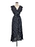 Grecerelle Polka Dots Black Casual Dress Size M - photo 1