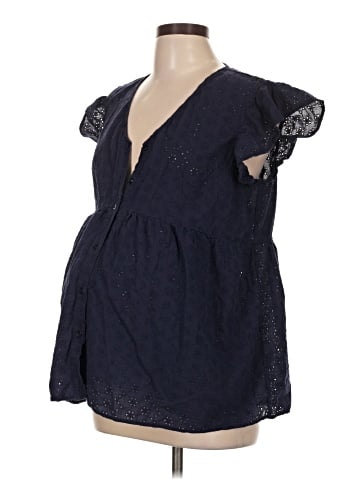 Gap - Maternity Short Sleeve Blouse (view 1)