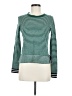 Jigsaw Stripes Green Turtleneck Sweater Size M - photo 1