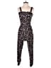 Full Circle Trends With Love Hearts Black Jumpsuit Size L - photo 1