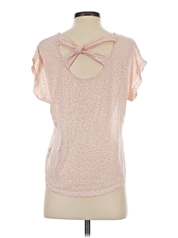 Tulle Short Sleeve Top (view 2)