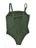 Kona Sol Solid Green One Piece Swimsuit Size 18 - photo 2