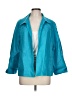 Talbots 100% Linen Solid Teal Jacket Size L - photo 1