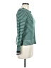 Jigsaw Stripes Green Turtleneck Sweater Size M - photo 4