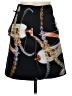 Pinko Graphic Black Casual Skirt Size EU 38 / US 8 - photo 1
