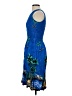 Unbranded Tropical Blue Cocktail Dress Size S (estimated) - photo 5