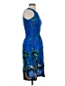 Unbranded Tropical Blue Cocktail Dress Size S (estimated) - photo 4