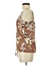 Jody California 100% Polyester Brown Sleeveless Blouse Size S - photo 5