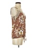 Jody California 100% Polyester Brown Sleeveless Blouse Size S - photo 4
