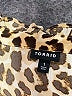 Torrid 100% Polyester Animal Print Brown Long Sleeve Blouse Size 1X Plus (1) - photo 7