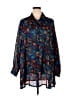 Koret 100% Polyester Paisley Blue 3/4 Sleeve Blouse Size 22 - photo 1