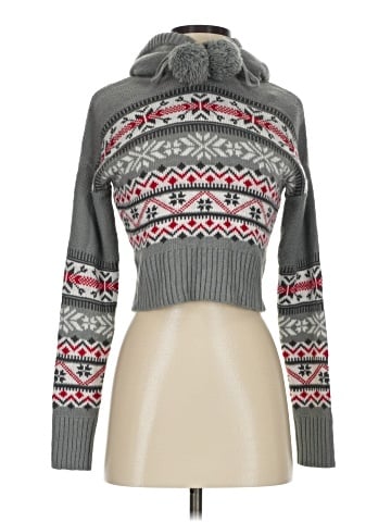 Derek Heart Turtleneck Sweater (view 1)