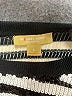 Michael Kors Collection 100% Wool Stripes Silver Black Wool Pullover Sweater Size S - photo 7