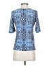 Viereck Blue Short Sleeve Blouse Size XS - photo 2