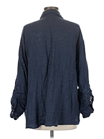 Magaschoni Long Sleeve Button-Down Shirt (view 2)