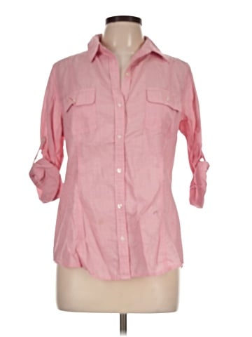 Banana Republic 3/4 Sleeve Button-Down Shirt (view 1)