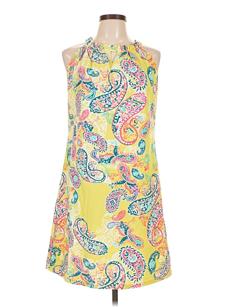 Pre-owned Aryeh Casual Dress In Yellow
