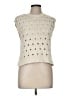 Zara Hearts Ivory Sweater Vest Size M - photo 1