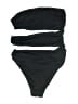 H&M Solid Black One Piece Swimsuit Size S - photo 2