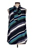 Halogen 100% Polyester Blue Sleeveless Blouse Size L - photo 1