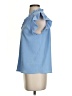 THML Blue Short Sleeve Blouse Size S - photo 5