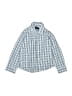 Nautica Checkered-gingham Blue Long Sleeve Button-Down Shirt Size 3T - photo 1