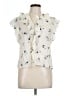 Universal Thread Floral Ivory Sleeveless Blouse Size L - photo 1