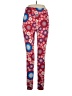 Lularoe Floral Red Leggings Size 1X (Tall & Curvy) - photo 1