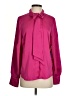 CeCe 100% Polyester Pink Long Sleeve Blouse Size S - photo 1