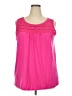 Talbots Pink Sleeveless Blouse Size 2X - photo 1
