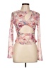 Shein Pink Long Sleeve Blouse Size L - photo 1