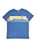 Hanna Andersson Color Block Blue Short Sleeve T-Shirt Size 12 - photo 1