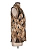 Candid Soul Brown Sleeveless Blouse Size L - photo 4