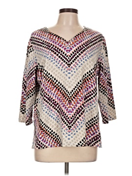 Alfred Dunner 3/4 Sleeve Blouse