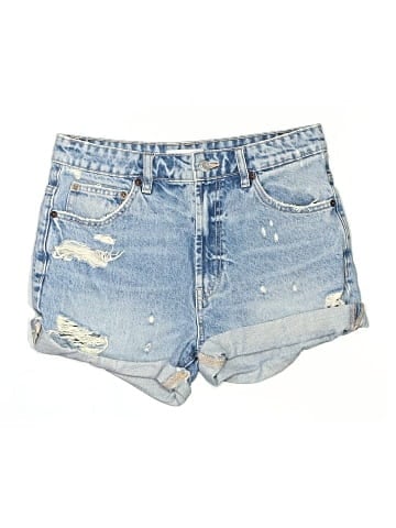 Zara Denim Shorts (view 1)