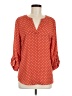 Fortune + Ivy 100% Polyester Polka Dots Red 3/4 Sleeve Blouse Size M - photo 1