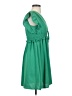 Monteau 100% Polyester Solid Green Casual Dress Size S - photo 4