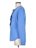 Lands' End 100% Polyester Blue Long Sleeve Blouse Size 4 - photo 5