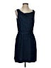Theory 100% Silk Animal Print Blue Casual Dress Size 4 - photo 1