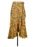 Max Studio Floral Yellow Casual Skirt Size XS - photo 1