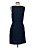 Theory 100% Silk Animal Print Blue Casual Dress Size 4 - photo 2