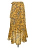 Max Studio Floral Yellow Casual Skirt Size XS - photo 2