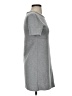 Zara Solid Gray Casual Dress Size S - photo 4