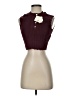 Sandro Burgundy Sleeveless Top Size Sm (1) - photo 1