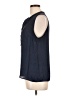 41Hawthorn 100% Polyester Blue Sleeveless Blouse Size L - photo 5